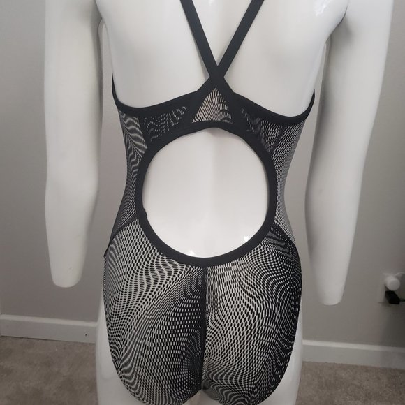 Speedo One Piece Swimsuit SZ 10/36 - Picture 5 of 11